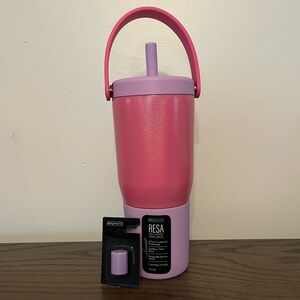 NEW Brumate 25oz Cotton Candy Resa Tumbler w/ 1 straw cover